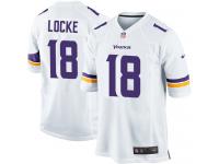Men Nike NFL Minnesota Vikings #18 Jeff Locke Road White Game Jersey