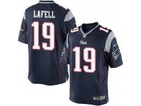 Men Nike NFL New England Patriots #19 Brandon LaFell Home Navy Blue Limited Jersey