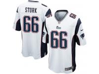 Men Nike NFL New England Patriots #66 Bryan Stork Road White Game Jersey