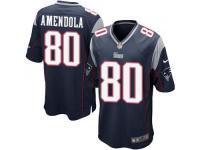 Men Nike NFL New England Patriots #80 Danny Amendola Home Navy Blue Limited Jersey