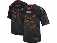 Men Nike NFL New England Patriots #95 Chandler Jones Black Camo Fashion Limited Jersey