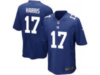 Men Nike NFL New York Giants #17 Dwayne Harris Home Royal Blue Game Jersey