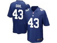 Men Nike NFL New York Giants #43 Craig Dahl Home Royal Blue Game Jersey