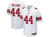 Men Nike NFL New York Giants #44 Andre Williams Road White Game Jersey
