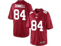 Men Nike NFL New York Giants #84 Larry Donnell Red Limited Jersey