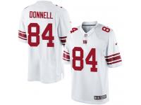 Men Nike NFL New York Giants #84 Larry Donnell Road White Limited Jersey