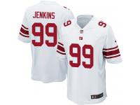 Men Nike NFL New York Giants #99 Cullen Jenkins Road White Game Jersey