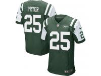 Men Nike NFL New York Jets #25 Calvin Pryor Authentic Elite Home Green Jersey