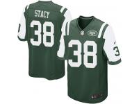 Men Nike NFL New York Jets #38 Zac Stacy Home Green Game Jersey