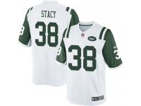 Men Nike NFL New York Jets #38 Zac Stacy Road White Limited Jersey
