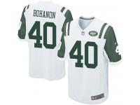 Men Nike NFL New York Jets #40 Tommy Bohanon Road White Game Jersey