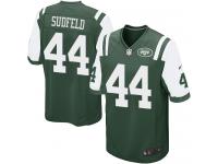 Men Nike NFL New York Jets #44 Zach Sudfeld Home Green Game Jersey