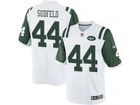 Men Nike NFL New York Jets #44 Zach Sudfeld Road White Limited Jersey