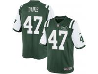 Men Nike NFL New York Jets #47 Kellen Davis Home Green Limited Jersey