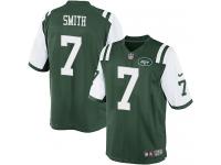 Men Nike NFL New York Jets #7 Geno Smith Home Green Limited Jersey
