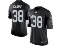 Men Nike NFL Oakland Raiders #38 T.J. Carrie Home Black Limited Jersey