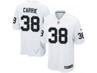 Men Nike NFL Oakland Raiders #38 T.J. Carrie Road White Game Jersey
