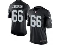 Men Nike NFL Oakland Raiders #66 Gabe Jackson Home Black Limited Jersey
