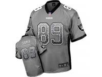 Men Nike NFL Oakland Raiders #89 Amari Cooper Grey Drift Fashion Limited Jersey