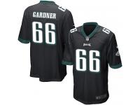 Men Nike NFL Philadelphia Eagles #66 Andrew Gardner Black Game Jersey