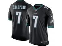 Men Nike NFL Philadelphia Eagles #7 Sam Bradford Black Limited Jersey