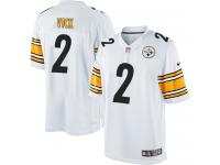 Men Nike NFL Pittsburgh Steelers #2 Michael Vick Road White Limited Jersey