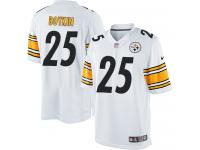 Men Nike NFL Pittsburgh Steelers #25 Brandon Boykin Road White Limited Jersey