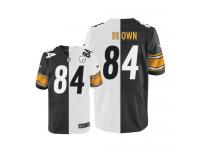 Men Nike NFL Pittsburgh Steelers #84 Antonio Brown TeamRoad Two Tone Limited Jersey