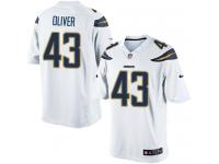 Men Nike NFL San Diego Chargers #43 Branden Oliver Road White Limited Jersey