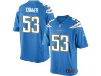 Men Nike NFL San Diego Chargers #53 Kavell Conner Electric Blue Limited Jersey