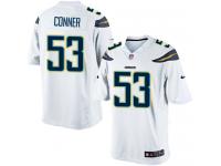 Men Nike NFL San Diego Chargers #53 Kavell Conner Road White Limited Jersey
