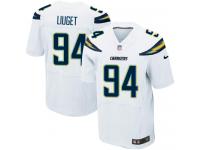 Men Nike NFL San Diego Chargers #94 Corey Liuget Authentic Elite Road White Jersey