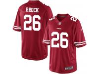 Men Nike NFL San Francisco 49ers #26 Tramaine Brock Home Red Limited Jersey
