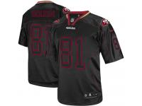 Men Nike NFL San Francisco 49ers #81 Anquan Boldin Lights Out Black Limited Jersey
