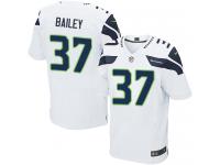 Men Nike NFL Seattle Seahawks #37 Dion Bailey Authentic Elite Road White Jersey