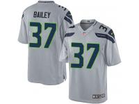 Men Nike NFL Seattle Seahawks #37 Dion Bailey Grey Limited Jersey