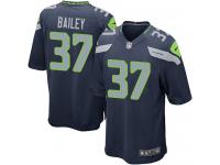 Men Nike NFL Seattle Seahawks #37 Dion Bailey Home Navy Blue Game Jersey
