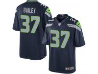 Men Nike NFL Seattle Seahawks #37 Dion Bailey Home Navy Blue Limited Jersey