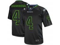 Men Nike NFL Seattle Seahawks #4 Steven Hauschka Lights Out Black Limited Jersey