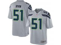 Men Nike NFL Seattle Seahawks #51 Bruce Irvin Grey Limited Jersey
