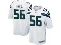 Men Nike NFL Seattle Seahawks #56 Cliff Avril Road White Game Jersey