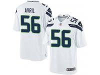 Men Nike NFL Seattle Seahawks #56 Cliff Avril Road White Limited Jersey