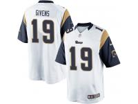 Men Nike NFL St. Louis Rams #19 Chris Givens Road White Limited Jersey