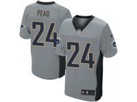 Men Nike NFL St. Louis Rams #24 Isaiah Pead Grey Shadow Limited Jersey
