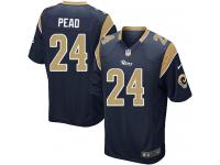 Men Nike NFL St. Louis Rams #24 Isaiah Pead Home Navy Blue Game Jersey