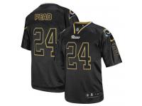 Men Nike NFL St. Louis Rams #24 Isaiah Pead Lights Out Black Limited Jersey