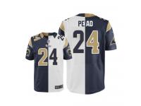 Men Nike NFL St. Louis Rams #24 Isaiah Pead TeamRoad Two Tone Limited Jersey
