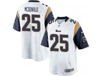 Men Nike NFL St. Louis Rams #25 T.J. McDonald Road White Limited Jersey
