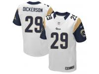 Men Nike NFL St. Louis Rams #29 Eric Dickerson Authentic Elite Road White Jersey