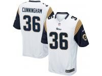 Men Nike NFL St. Louis Rams #36 Benny Cunningham Road White Game Jersey